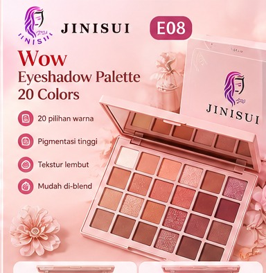 JINISUI E08 Wow Eyeshadow Palette 20 Colors