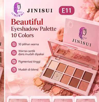 JINISUI E11 Beautiful Eyeshadow Palette 10 Colors
