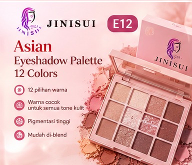 JINISUI E12 Asian Eyeshadow Palette 12 Colors