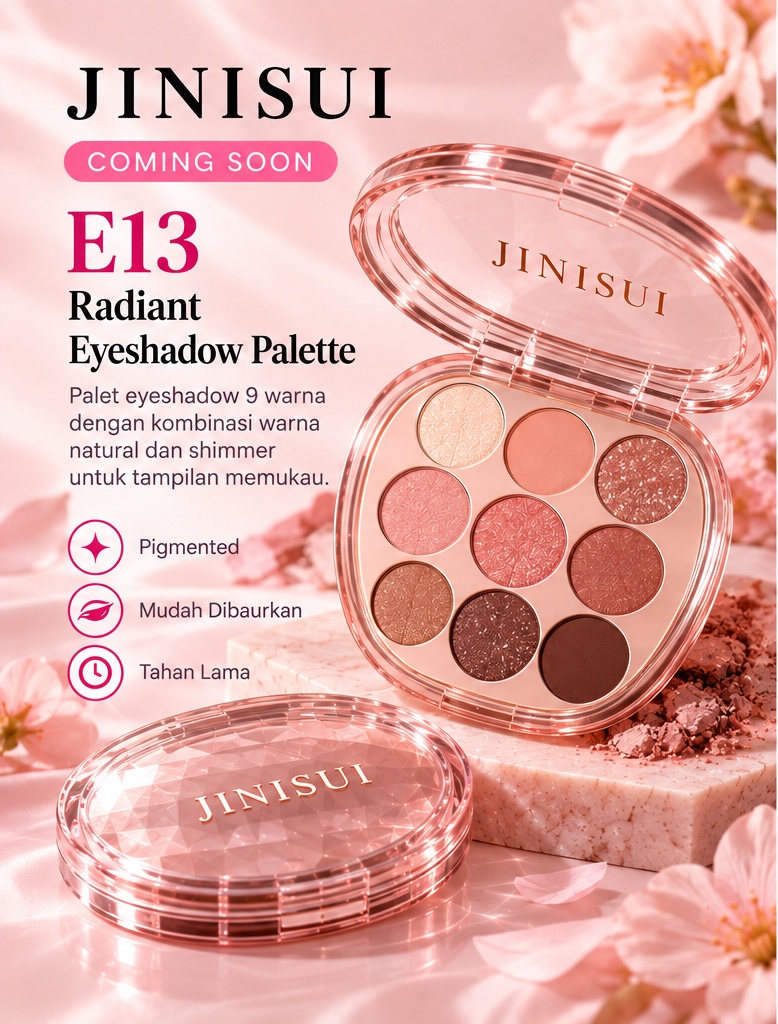 JINISUI E13 Radiant Eyeshadow Palette 9 Colors