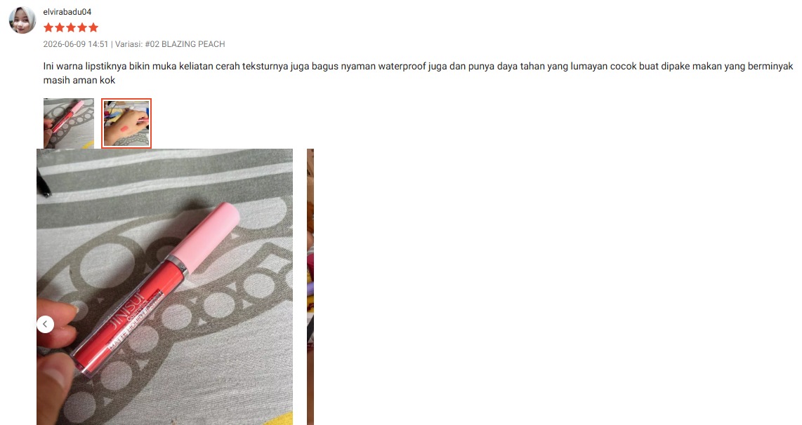 Testimoni pelanggan JINISUI 2